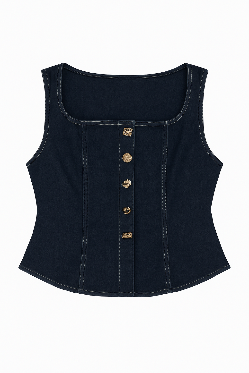 Blusa Demin Vaquera