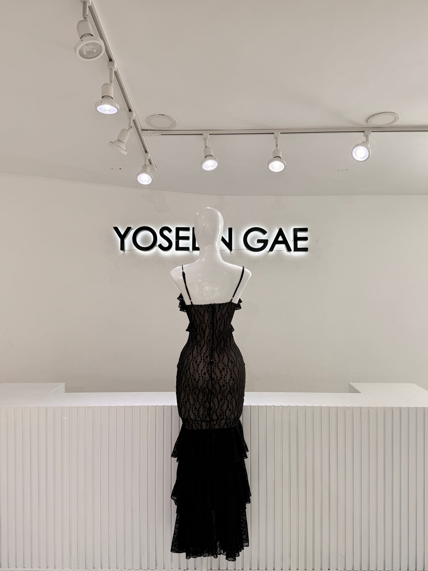 Vestido Encaje Olan