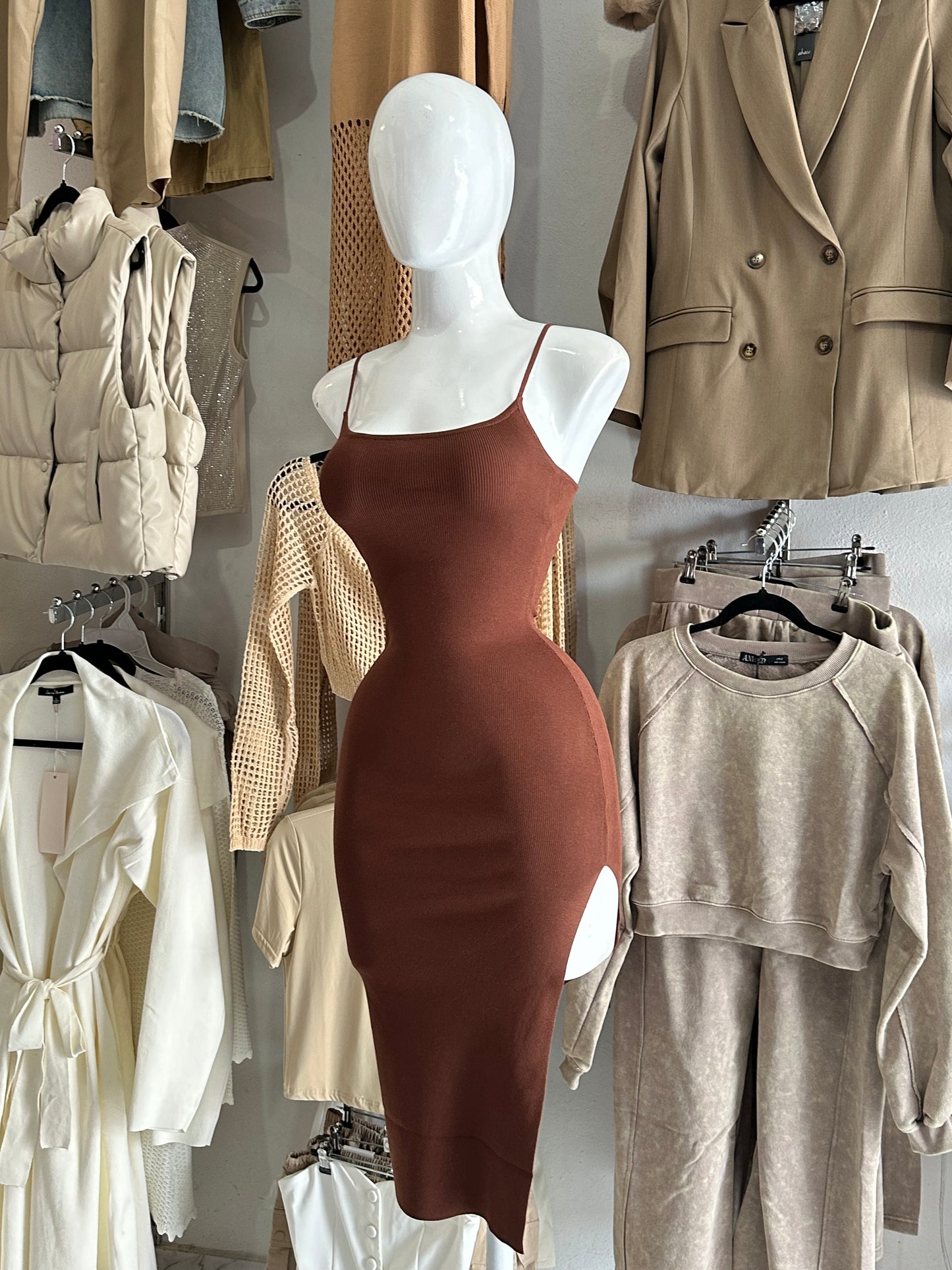 Vestido Colors Café