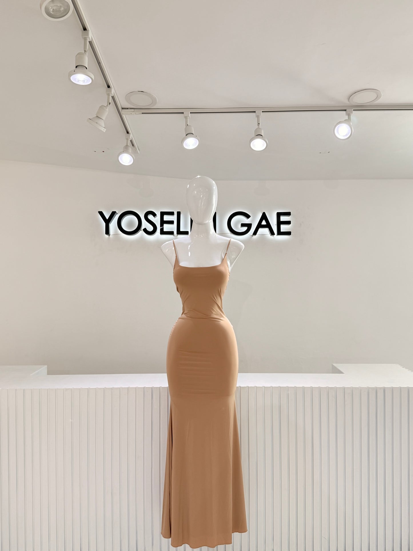 Vestido Nude Clásico
