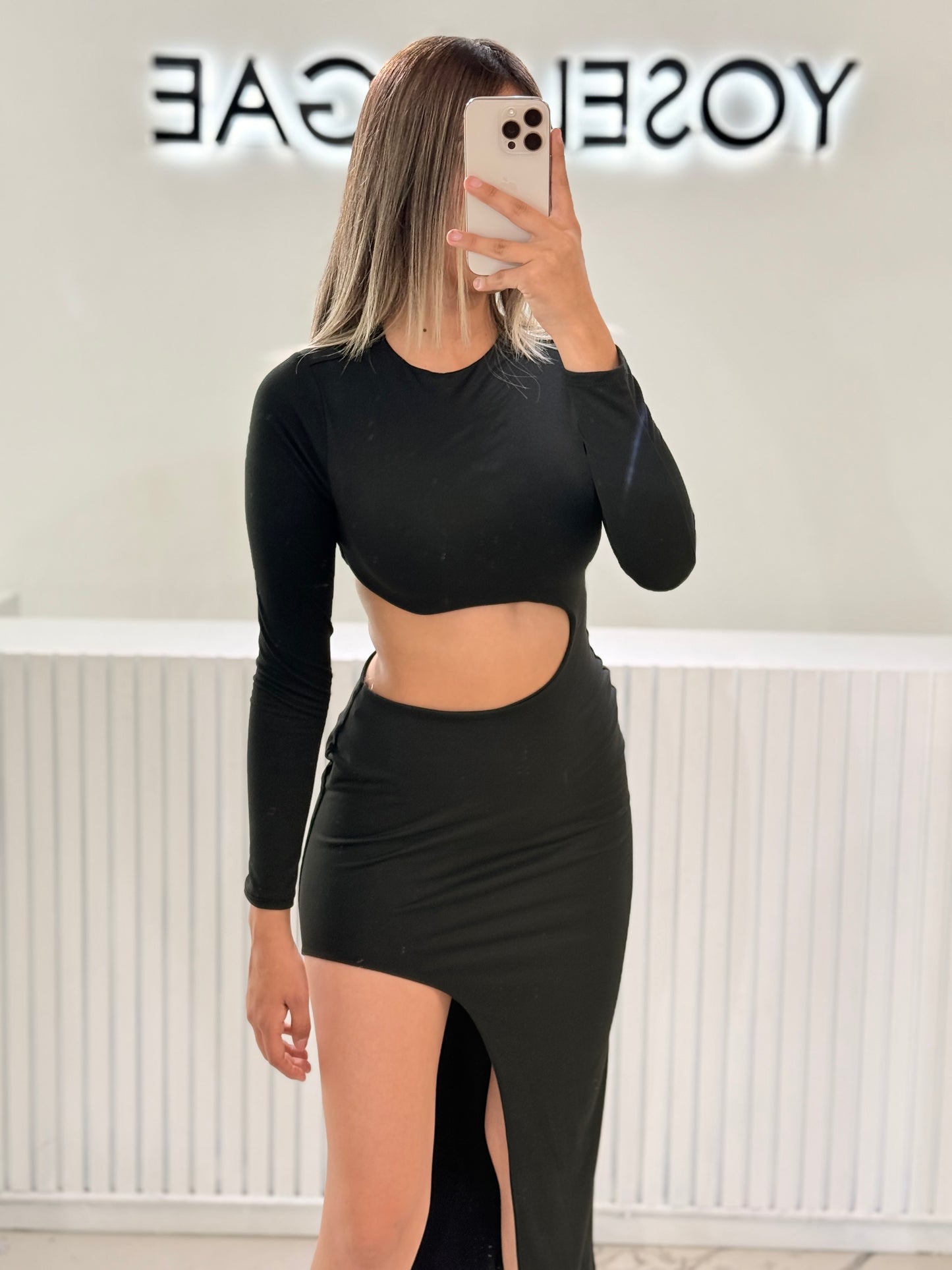 Vestido Manga Black