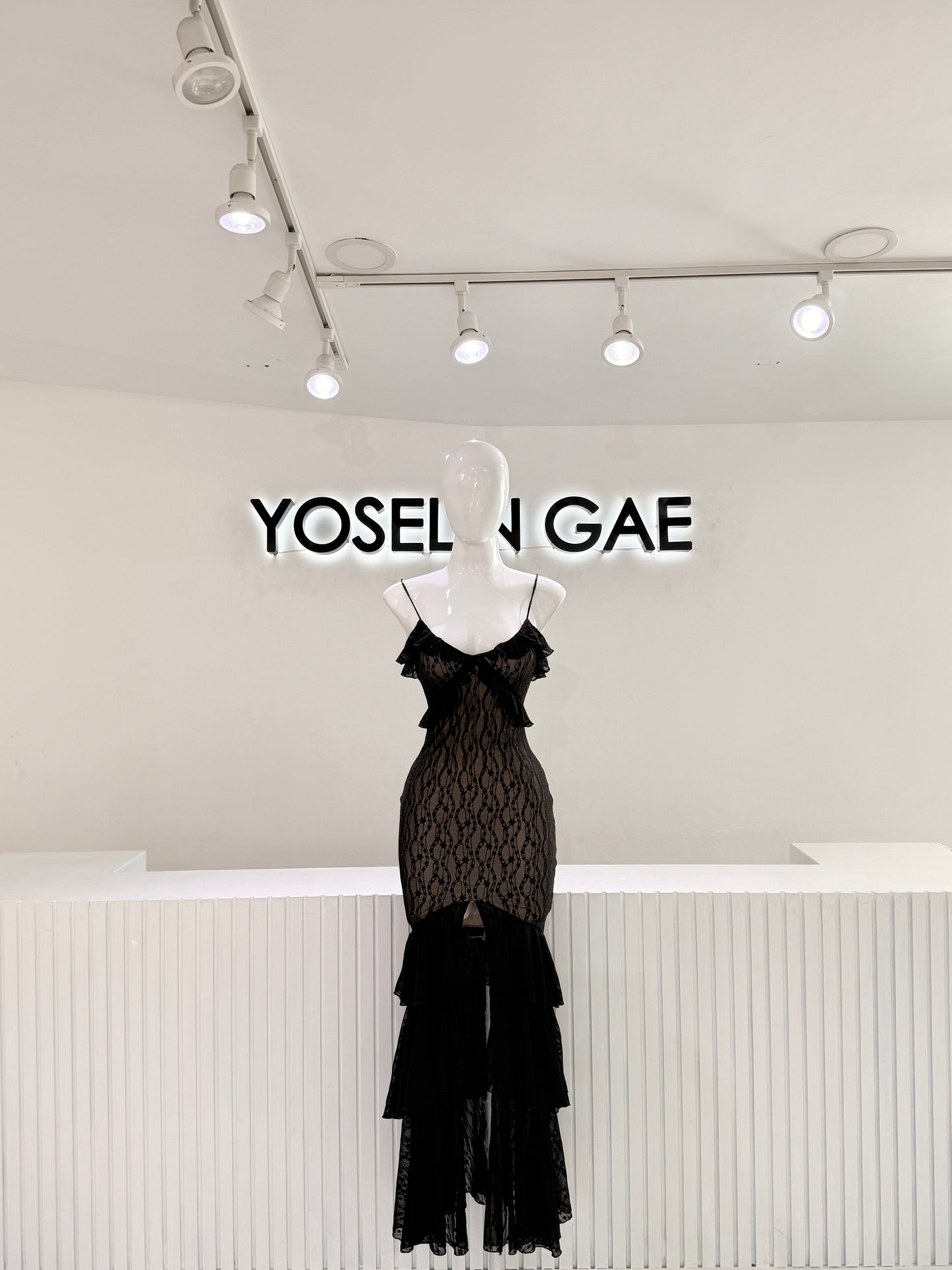Vestido Encaje Olan