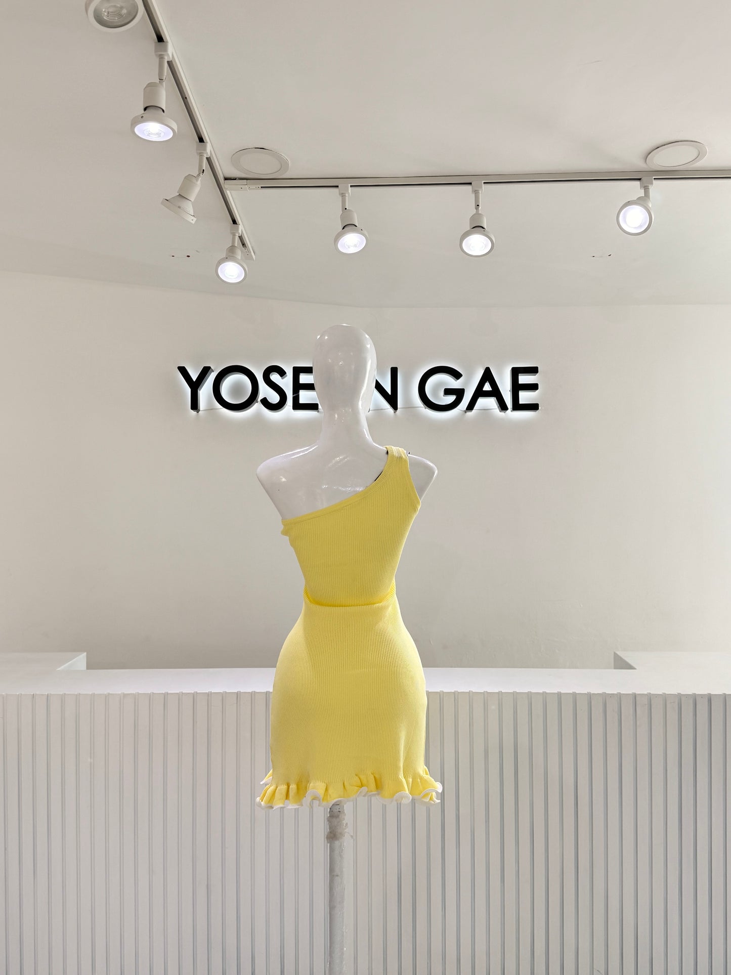 Vestido Amarillo Olan