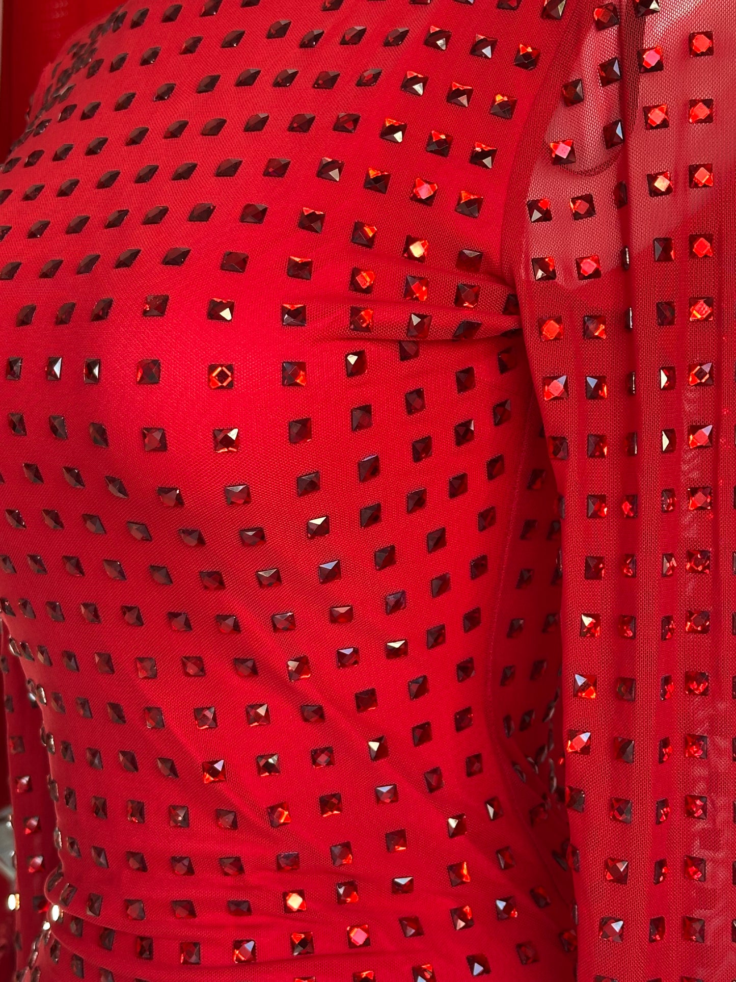 Vestido Mesh Diamon