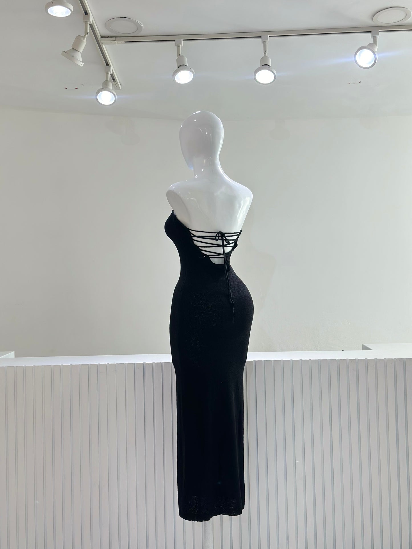 Vestido Straple Textura