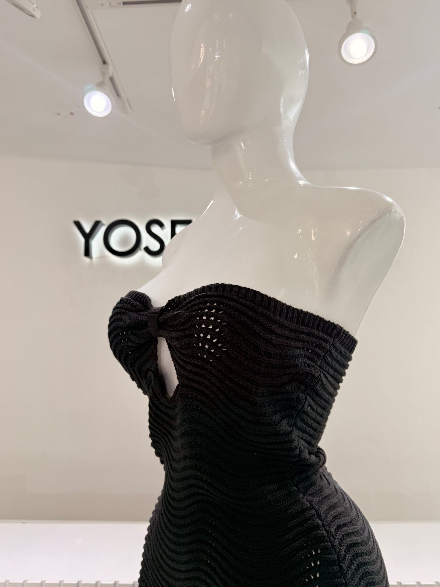 Vestido Ondas Tejido