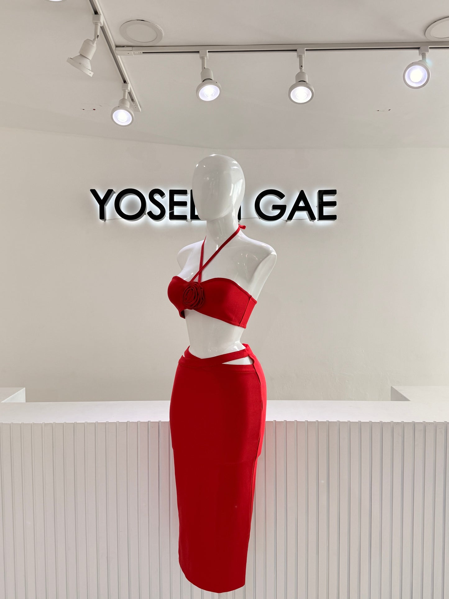 Set Bandage Rosa Rojo