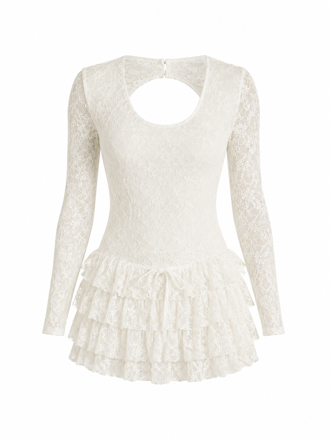 Vestido Encaje Olan