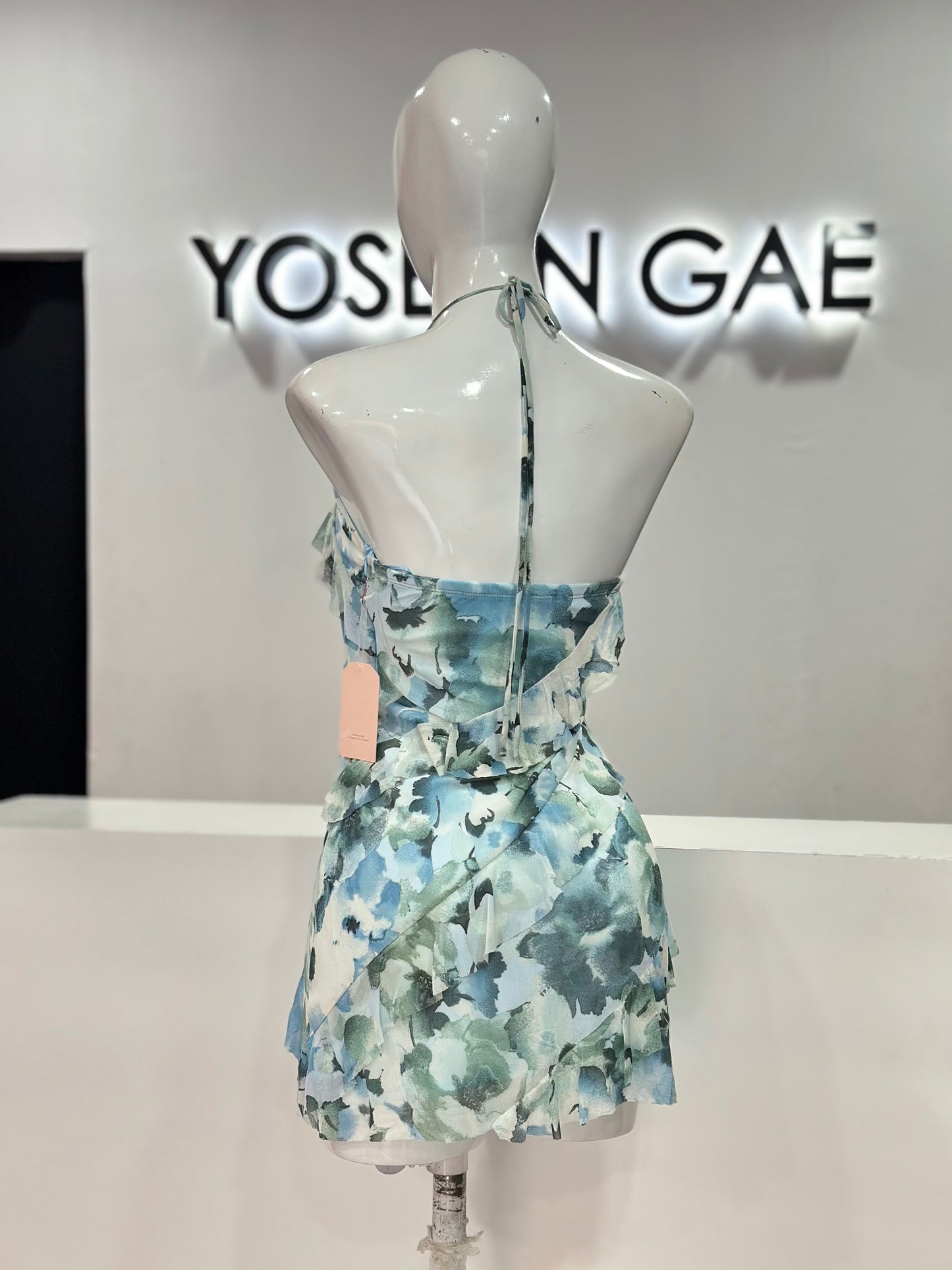 Vestido Flores Blue