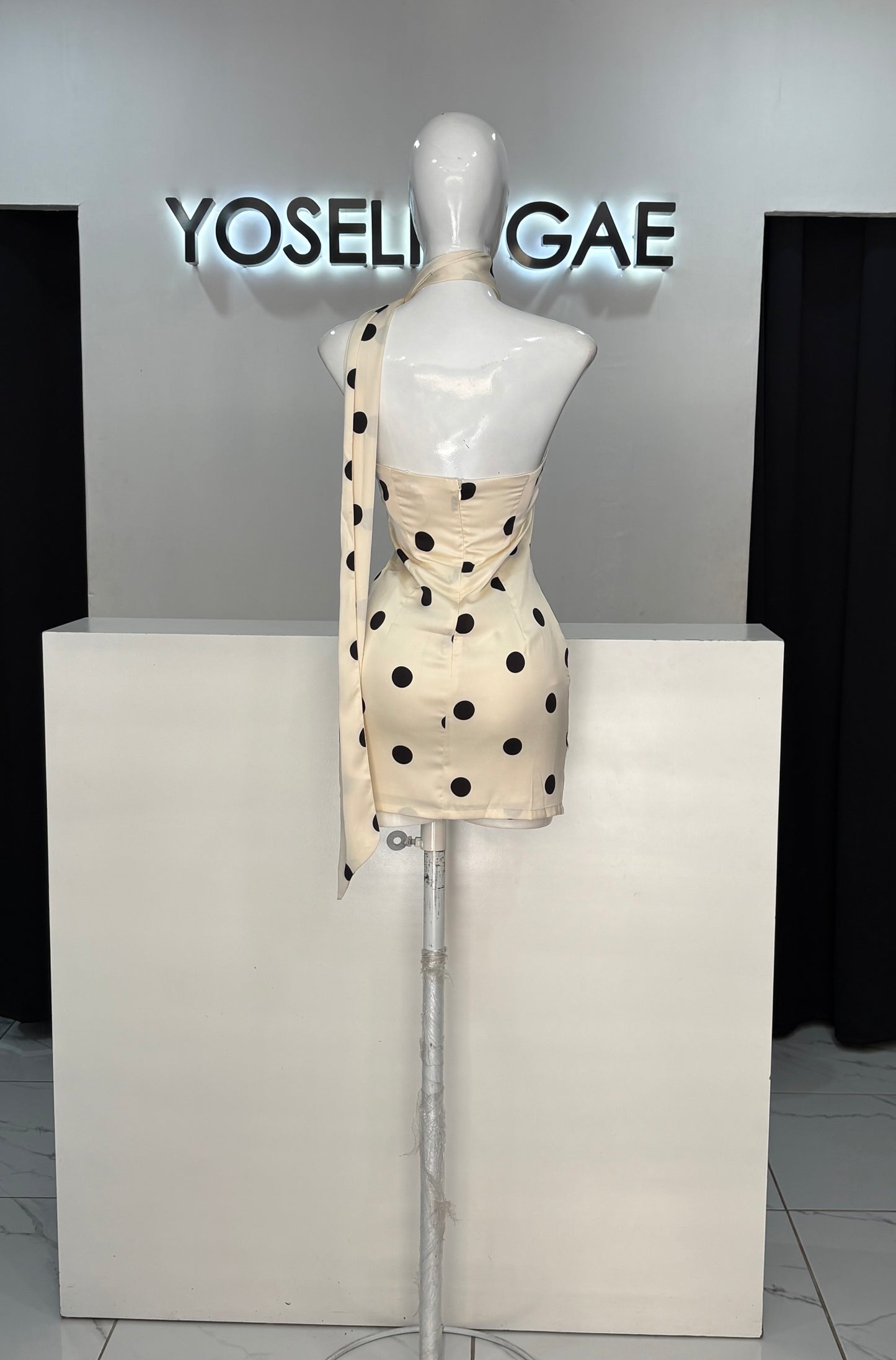 Vestido Lunares Blanco