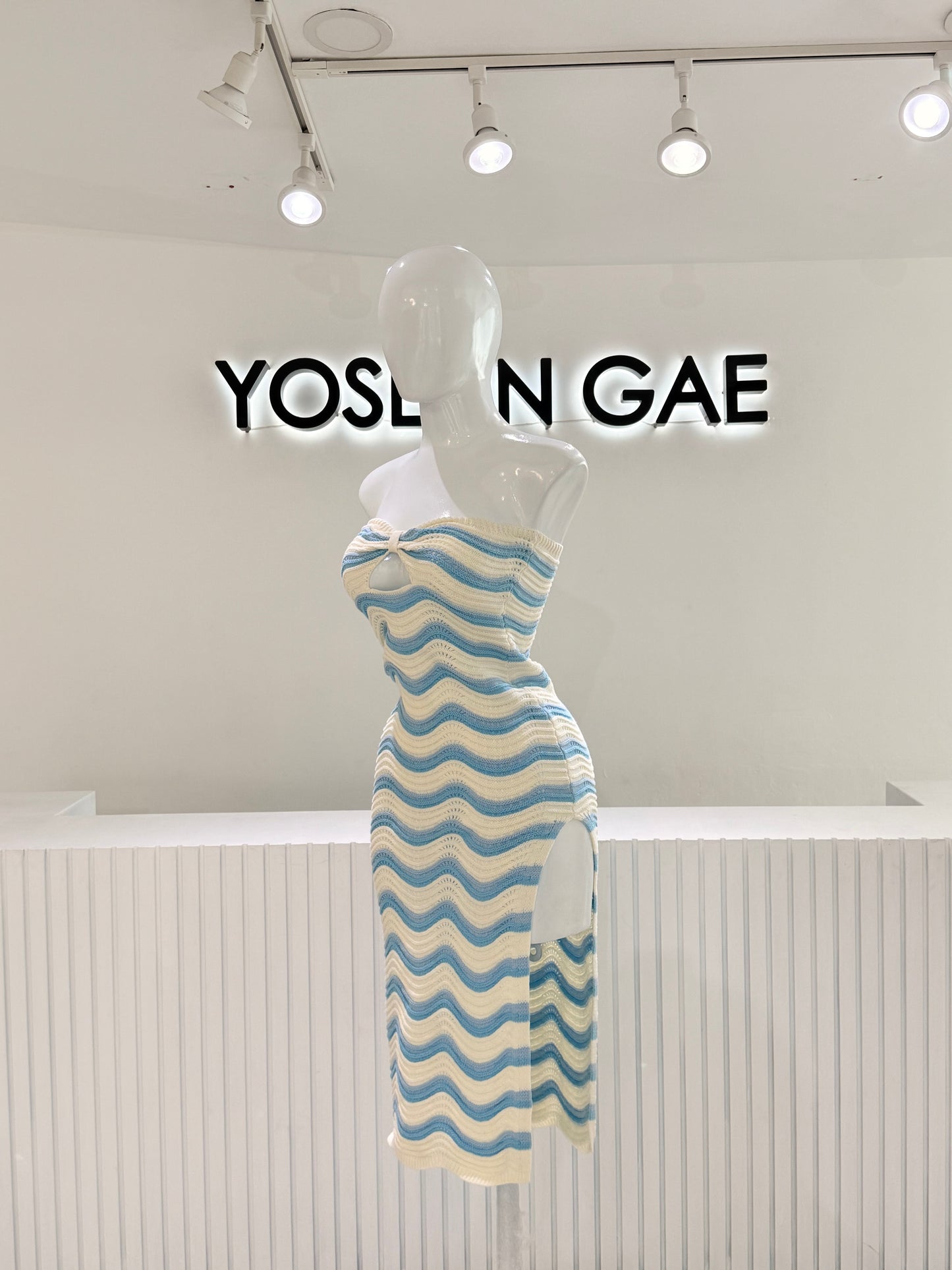 Vestido Ondas Blue