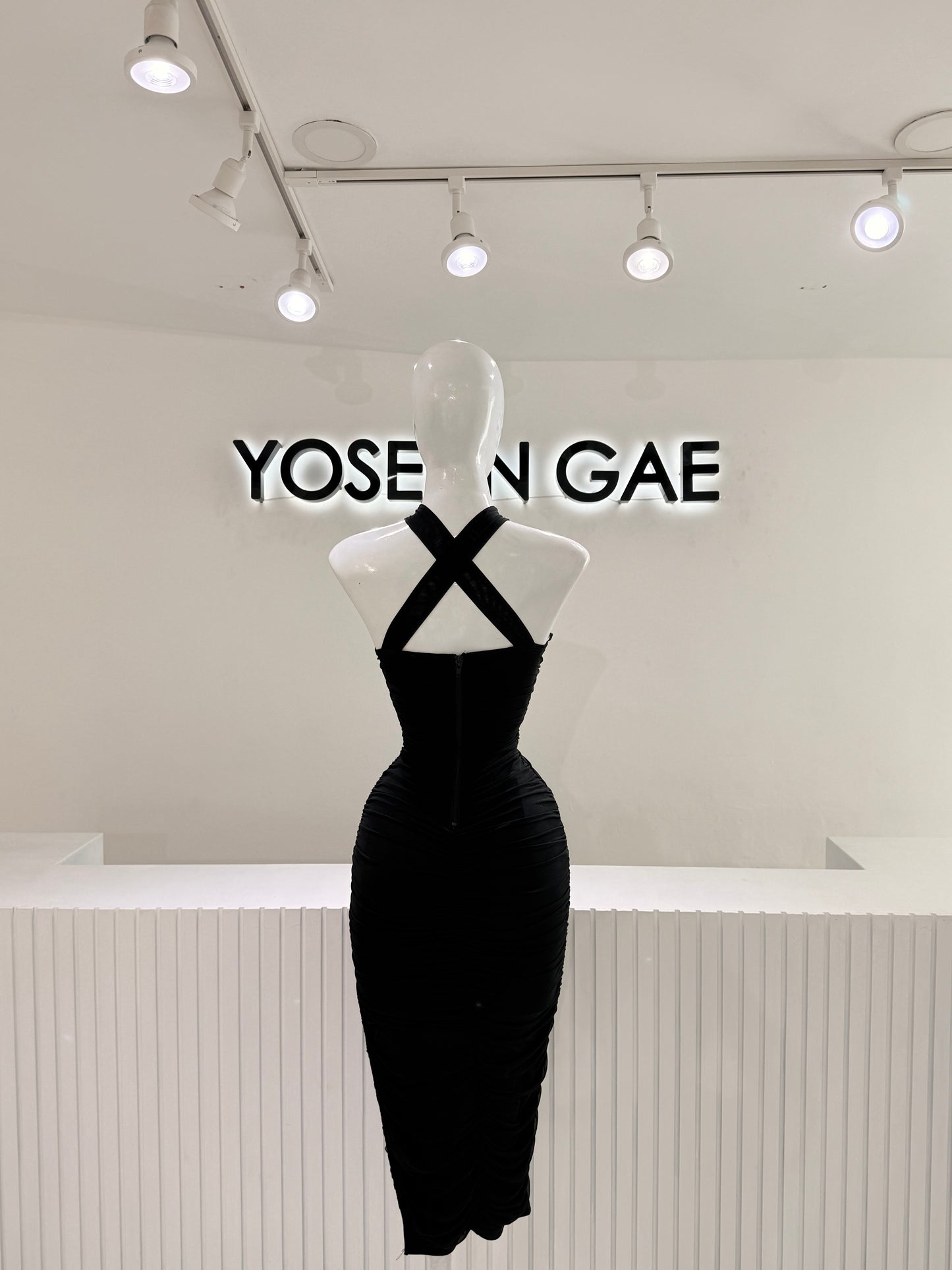 Vestido Cruzado Negro