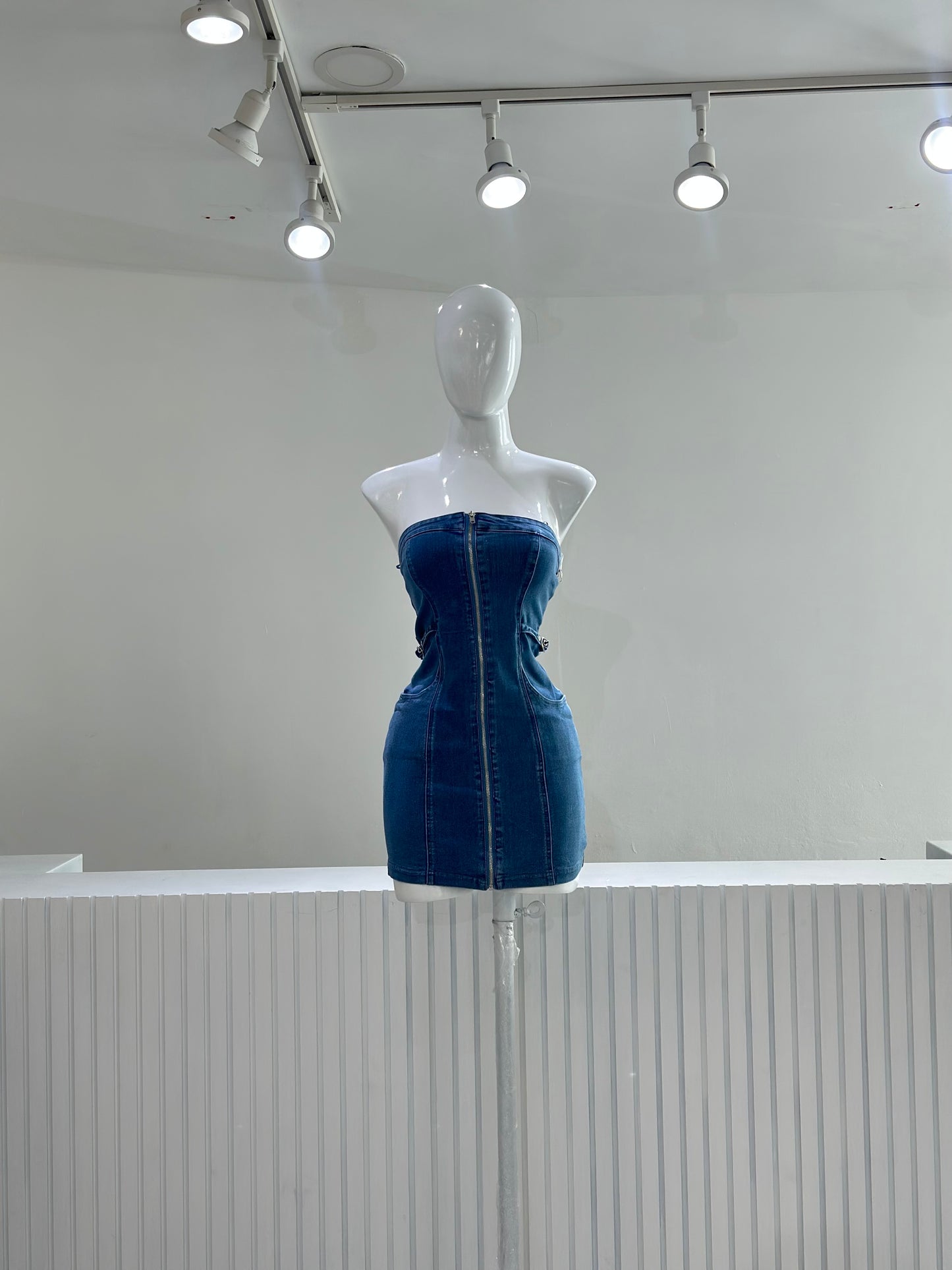 Vestido Demin Cierre