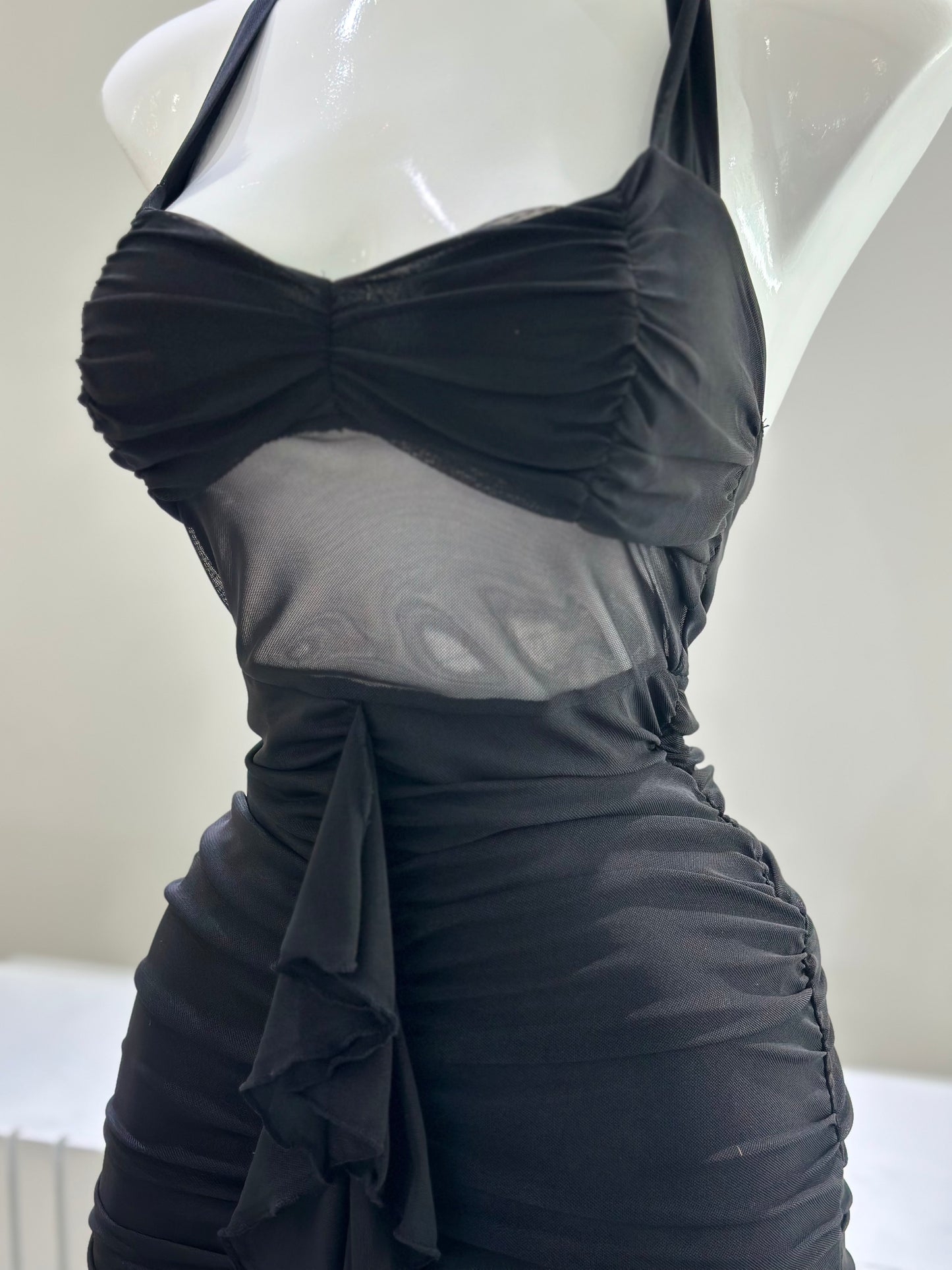 Vestido Mesh Olan Black
