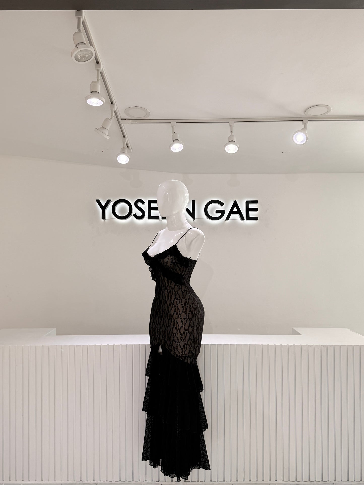 Vestido Encaje Olan