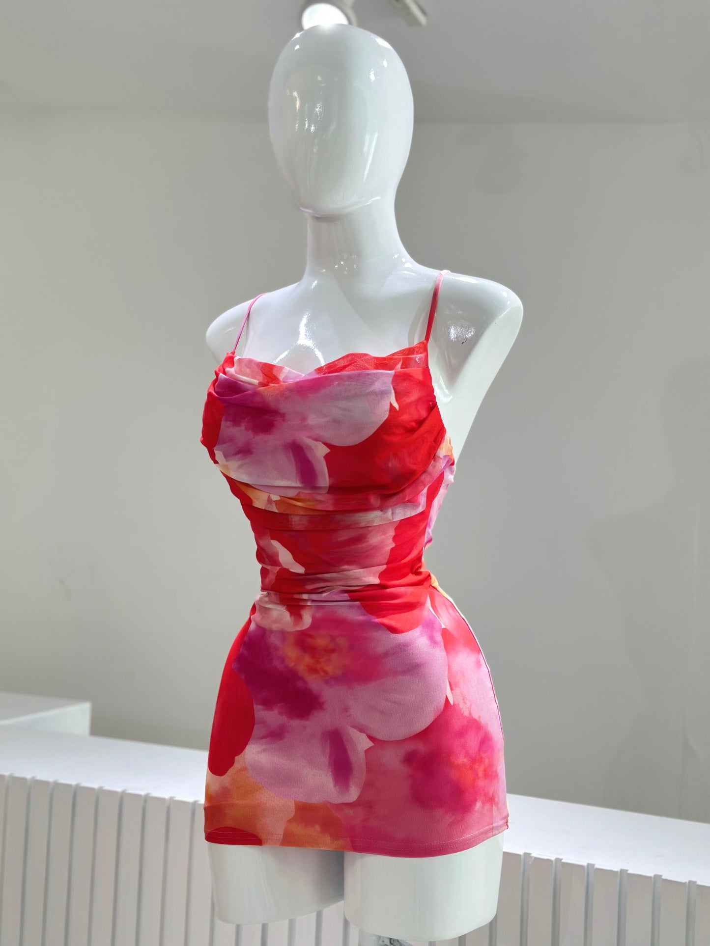 Vestido Rosa Floral