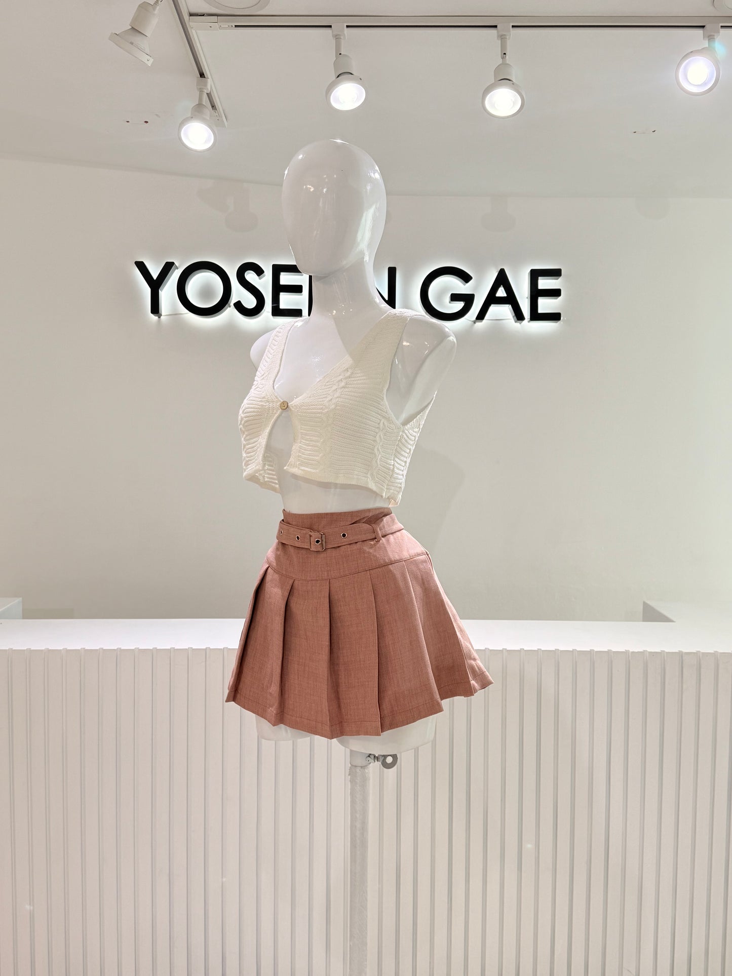 Falda Mini Fajo Rosa