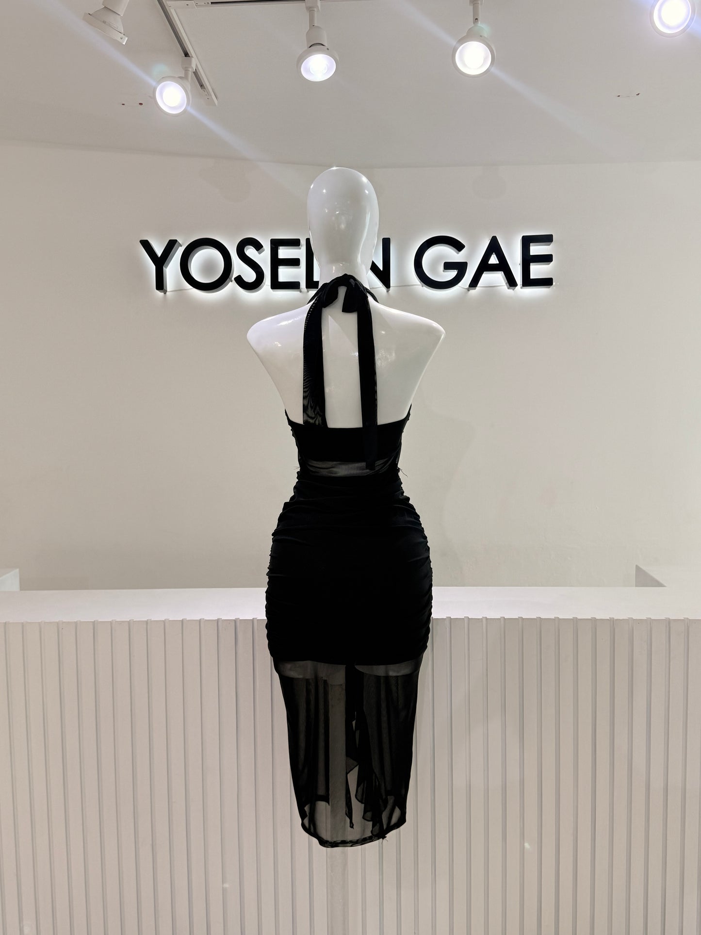 Vestido Mesh Olan Black