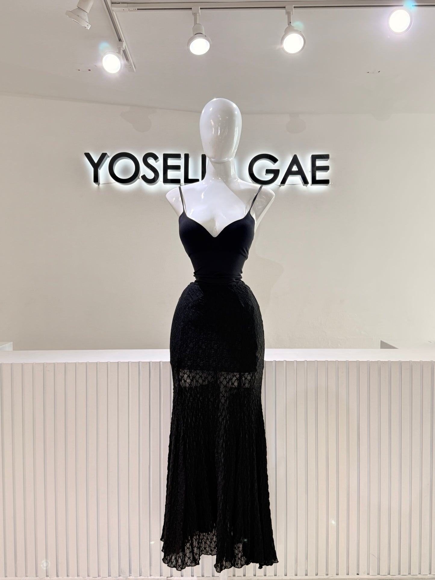 Falda Encaje Black