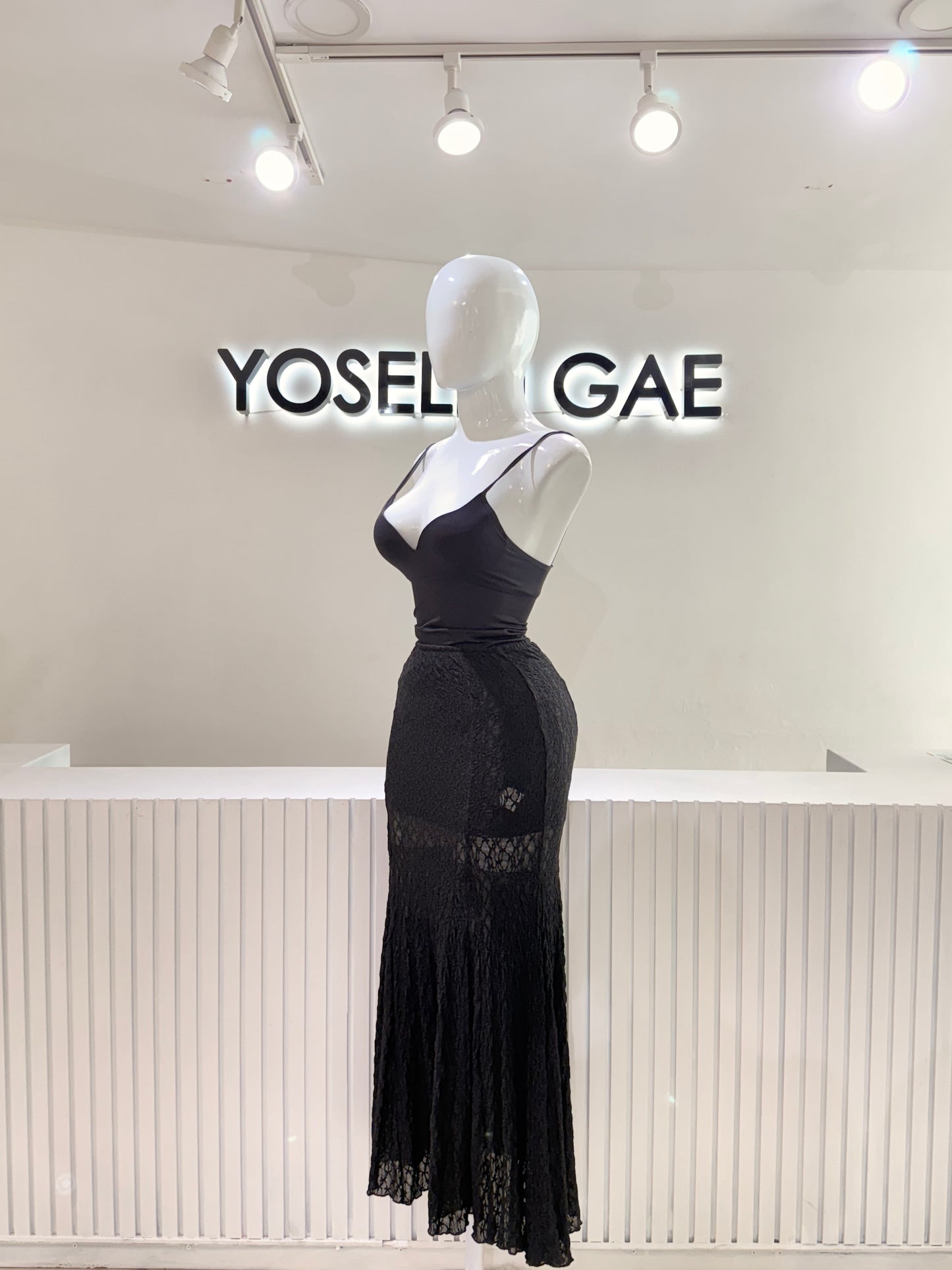 Falda Encaje Black