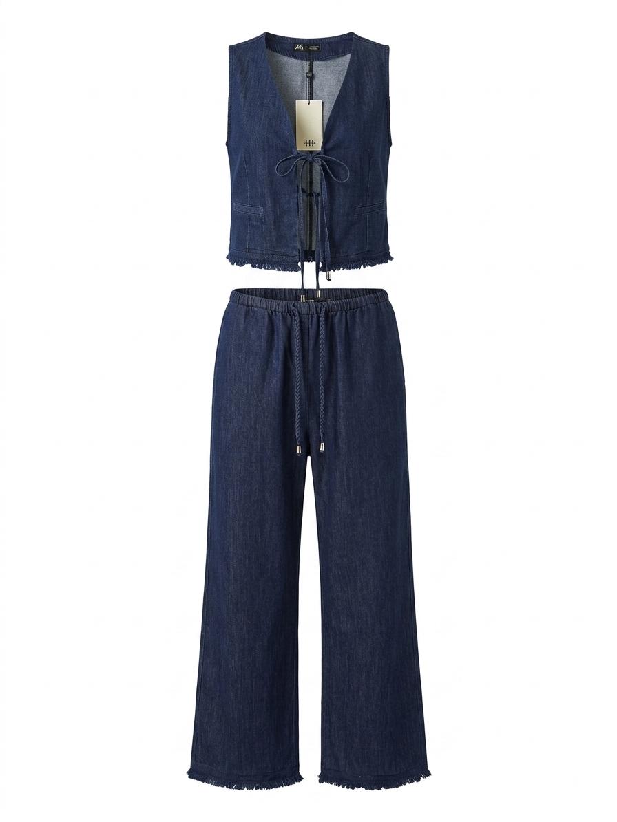 Set denim casual