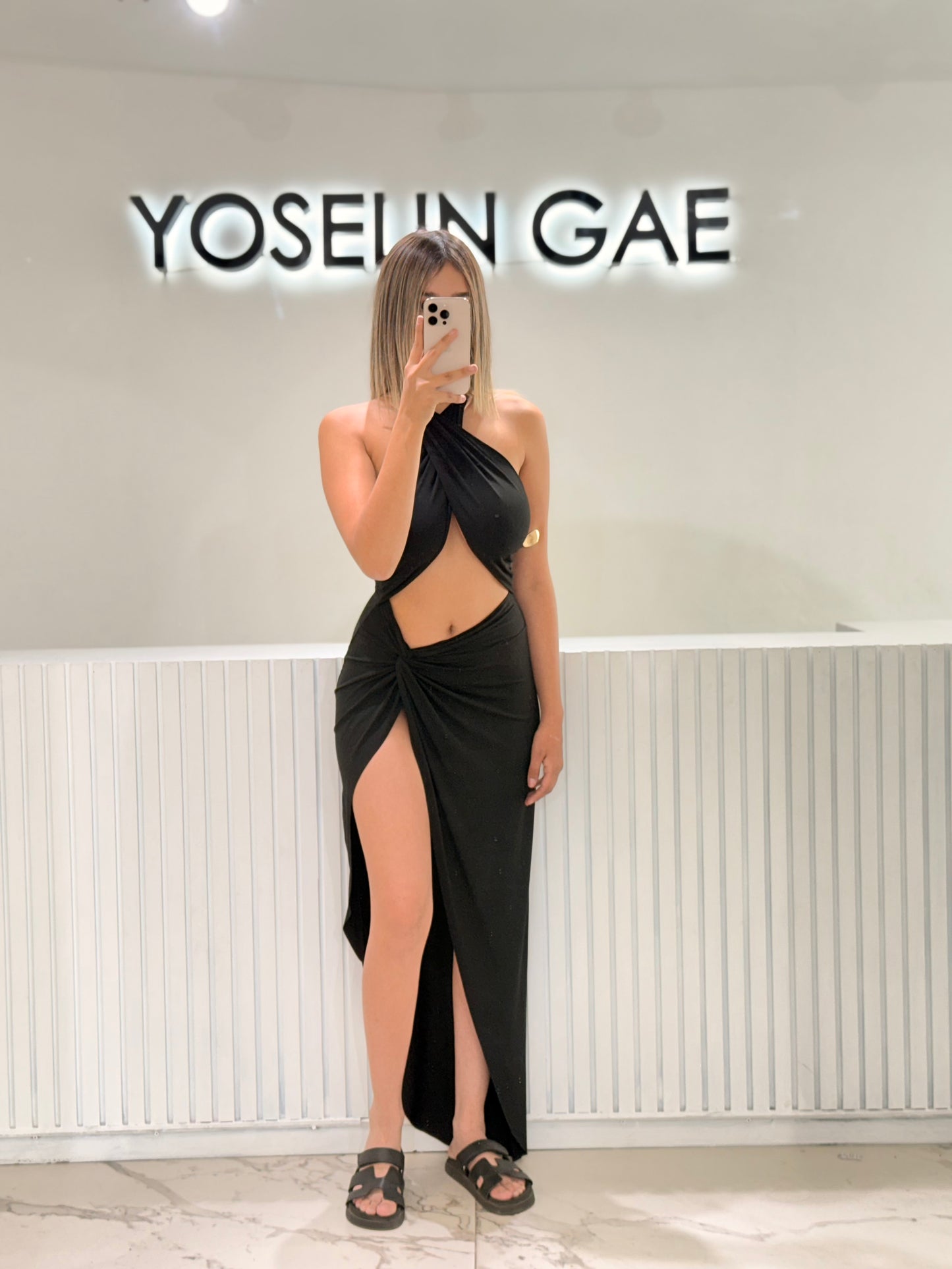 Vestido Cruzado Negro