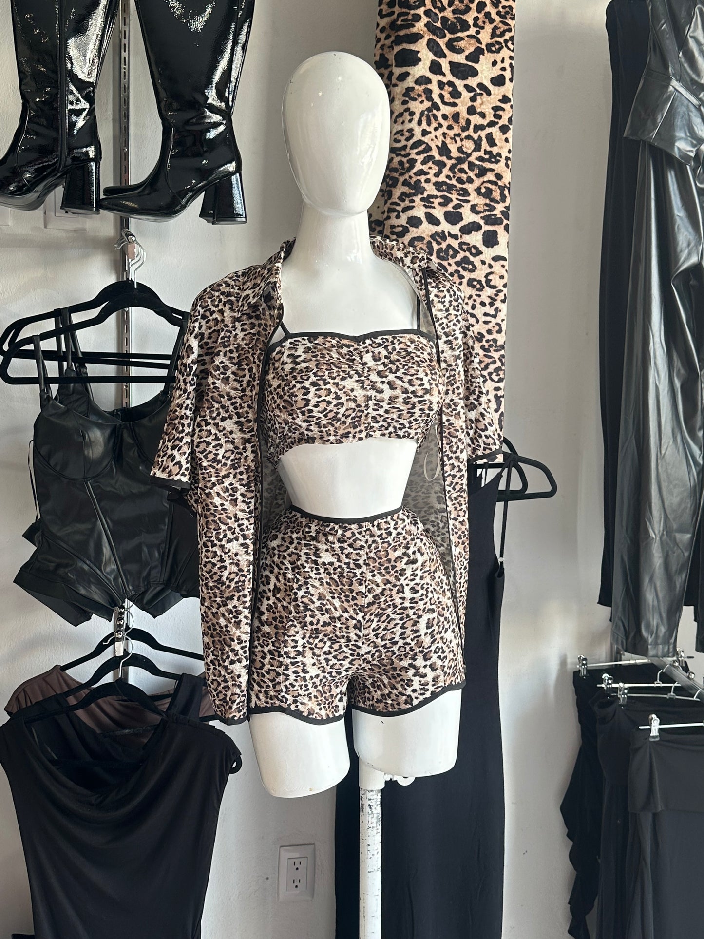 Set Short Animal Print