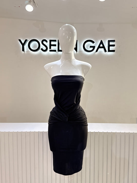 Vestido Nudo De Medianoche
