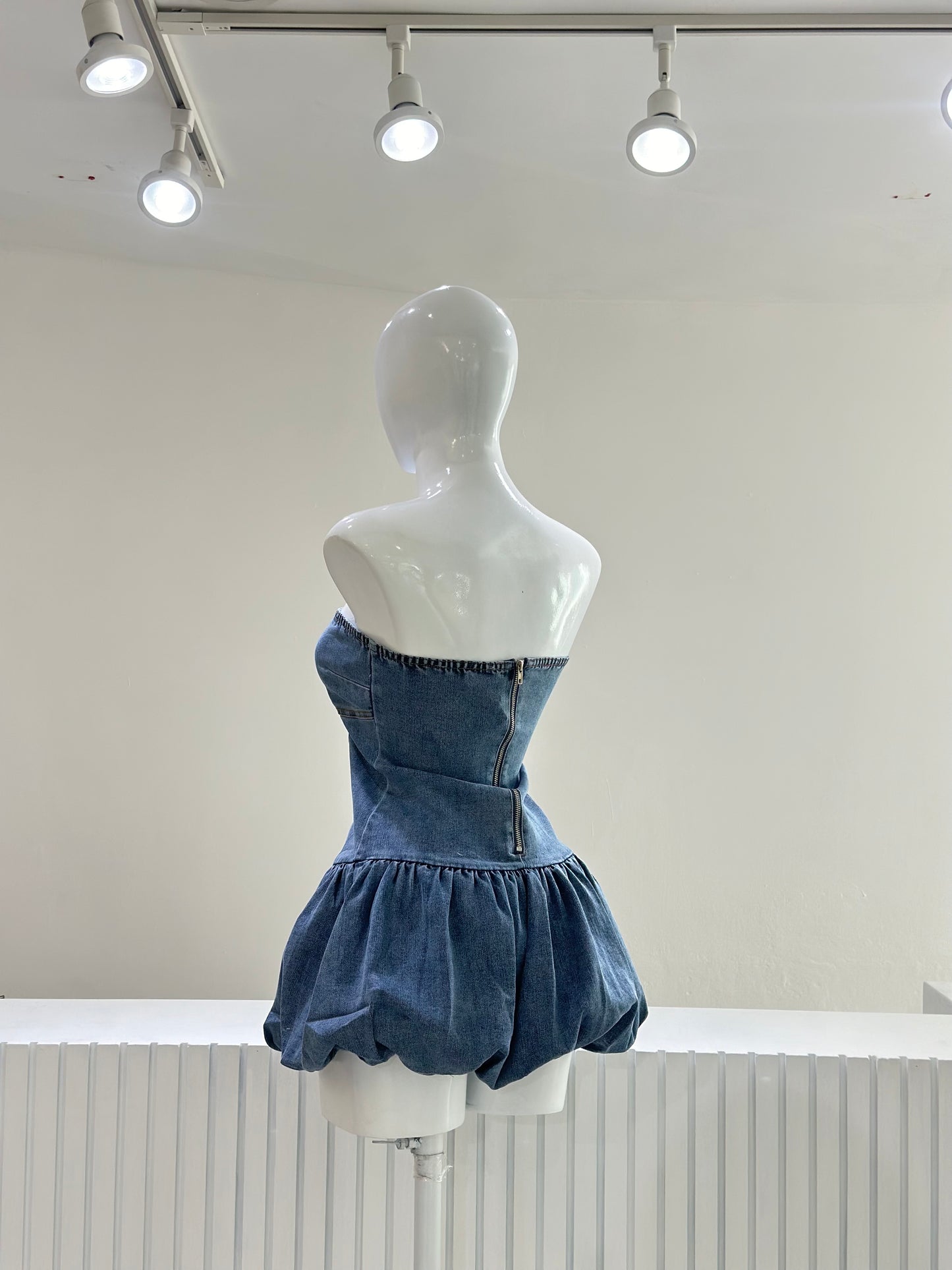Vestido Demin Globo