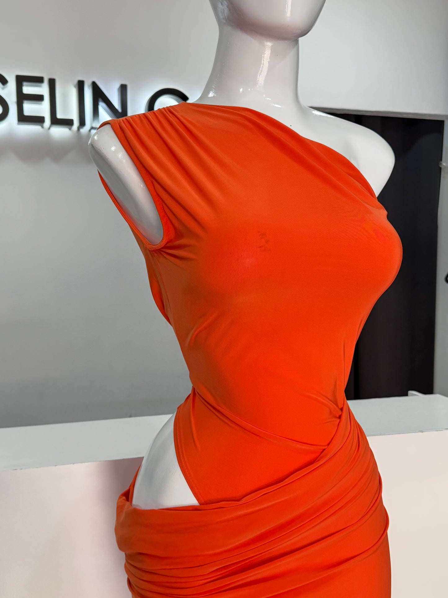 Vestido Ginebra Naranja