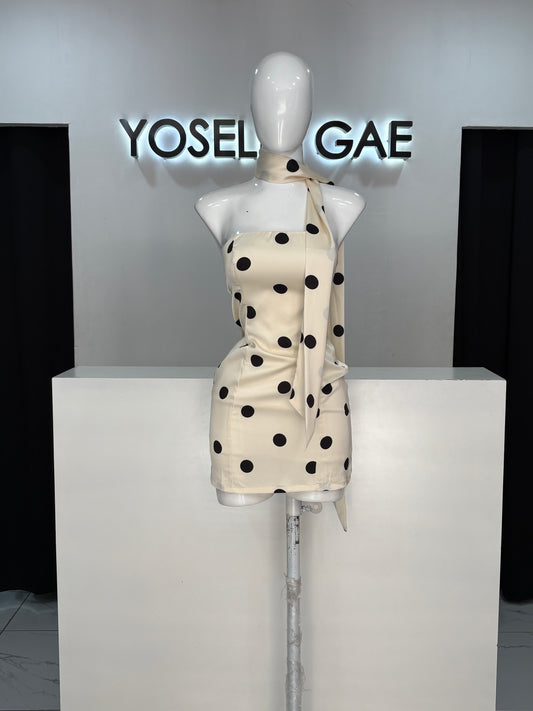 Vestido Lunares Blanco