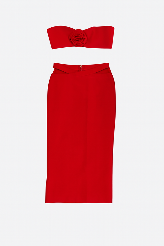 Set Bandage Rosa Rojo