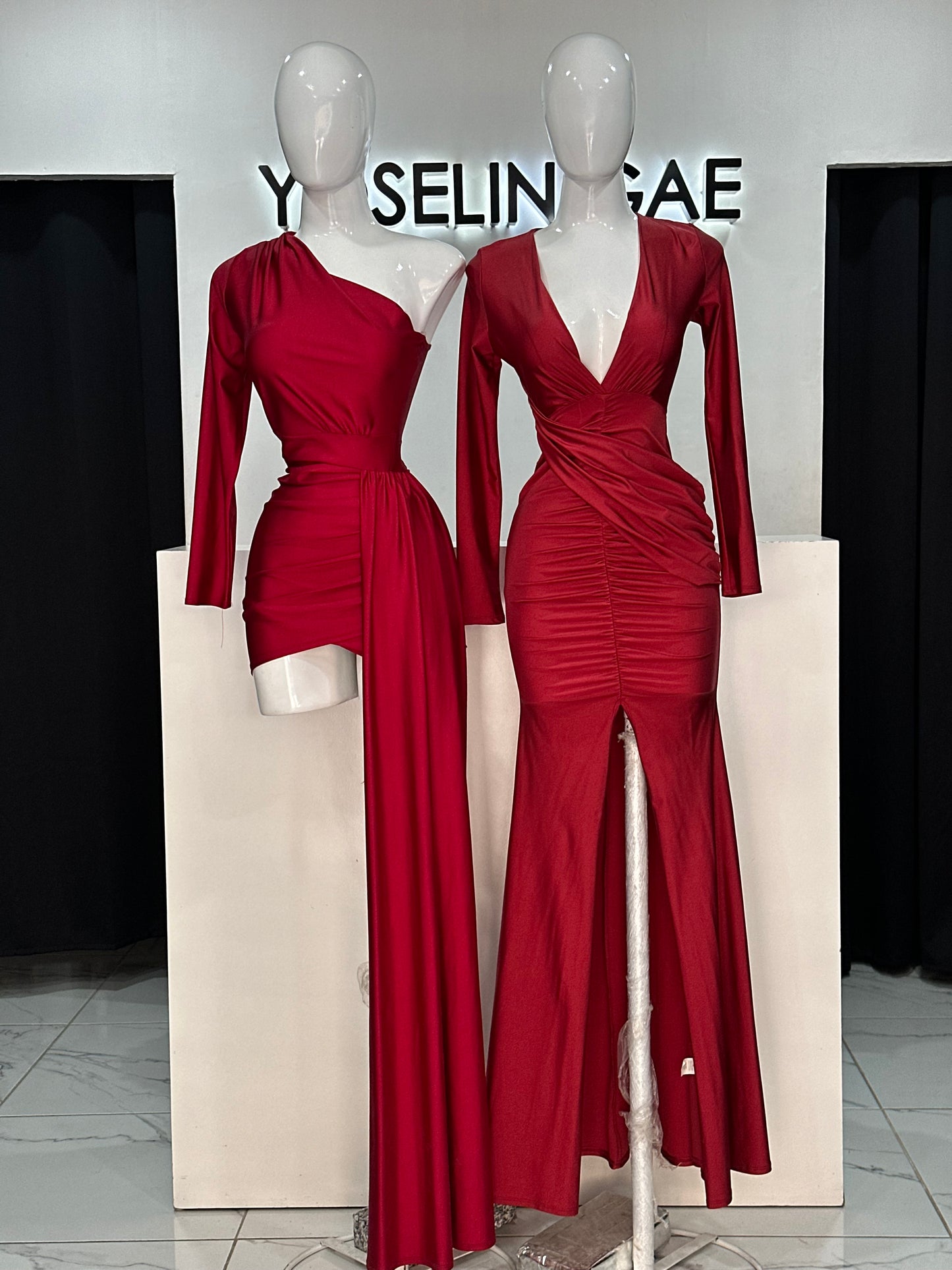 Vestido Tinto Plisado