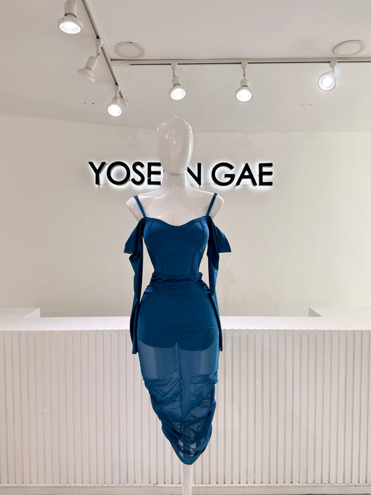 Vestido Celeste