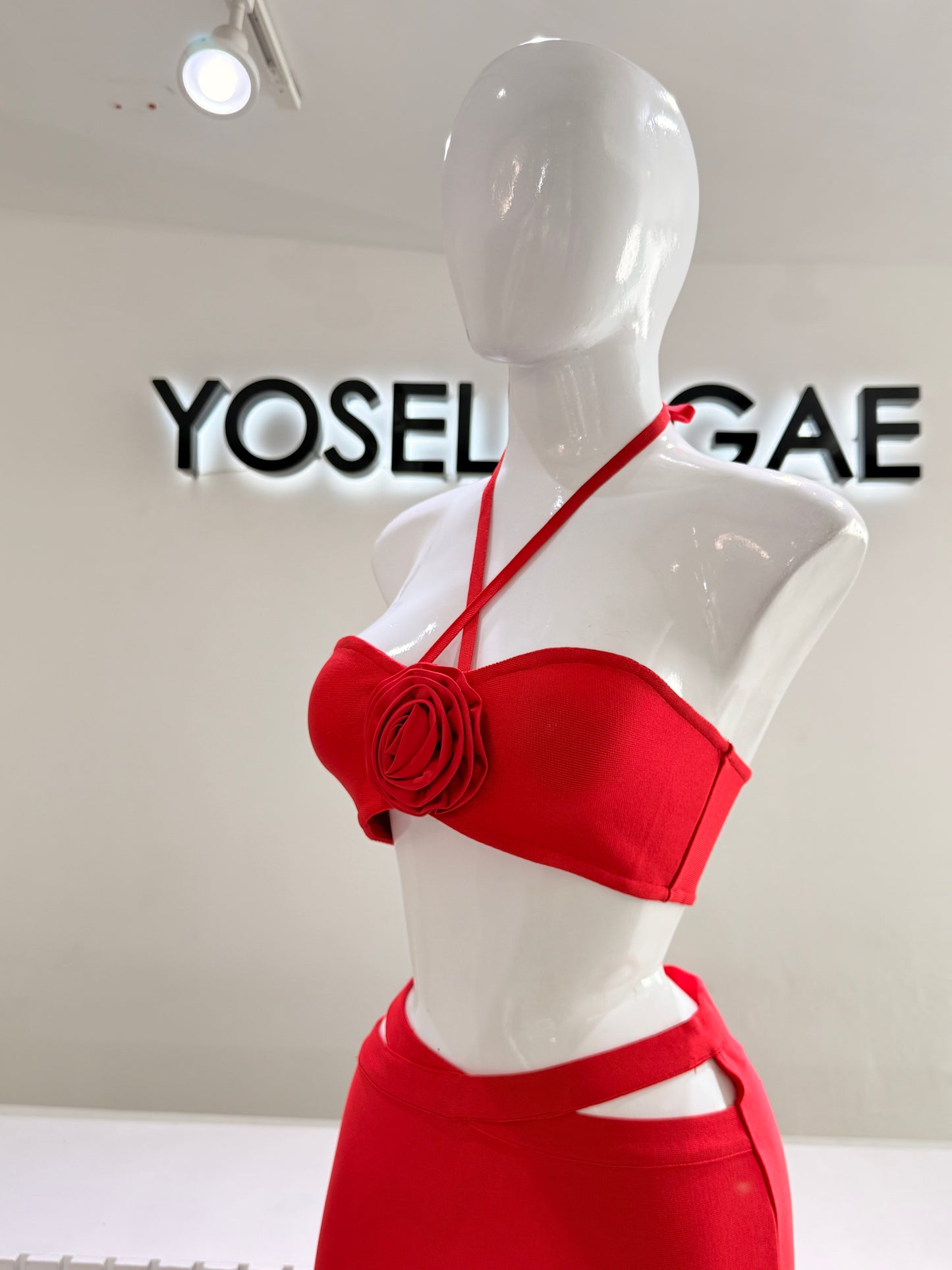 Set Bandage Rosa Rojo