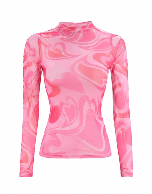 Blusa Mesh corazón