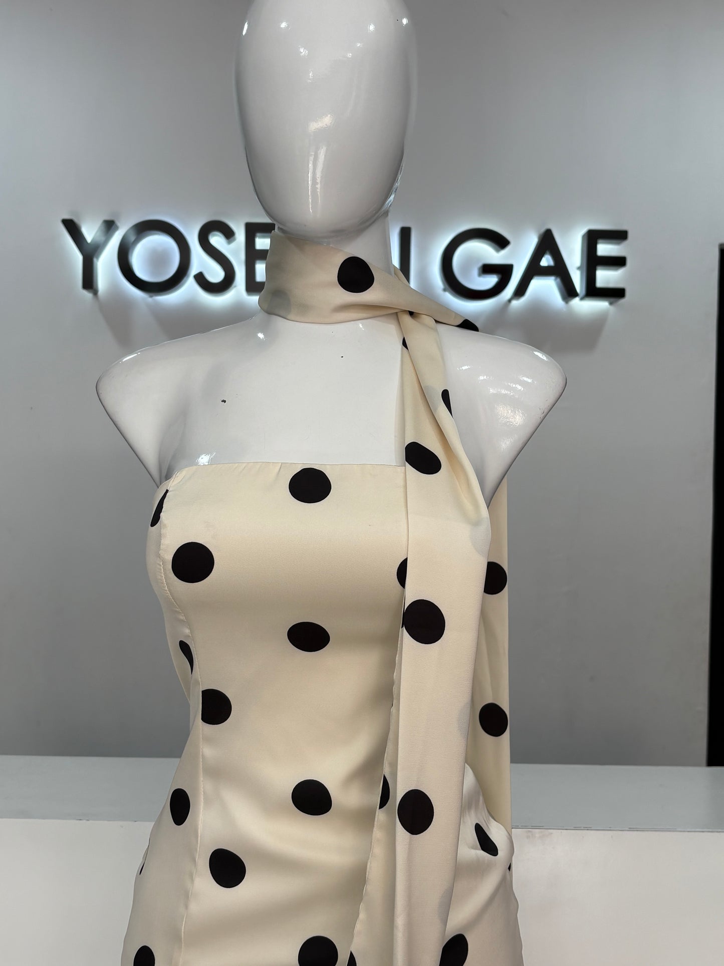 Vestido Lunares Blanco