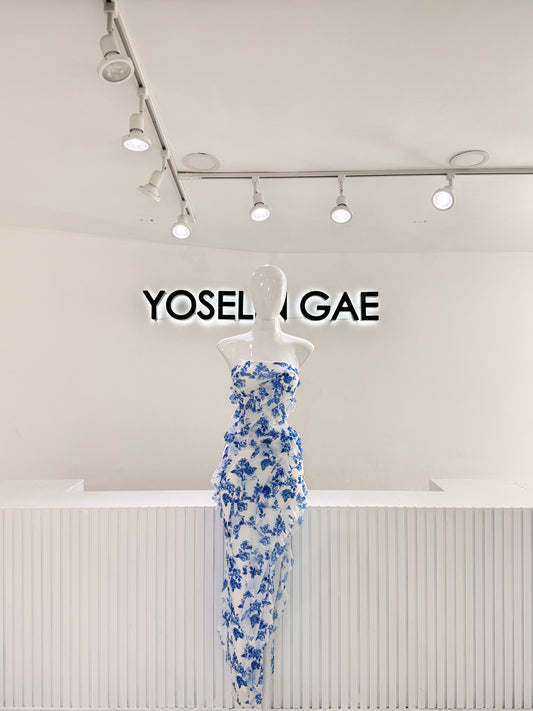 Vestido Floral Azul