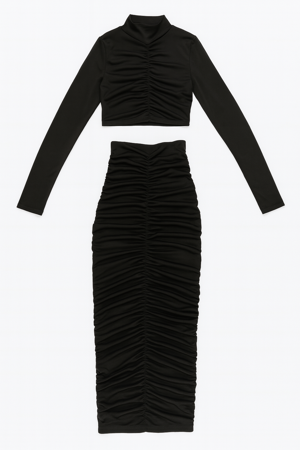 Set Plizado Black