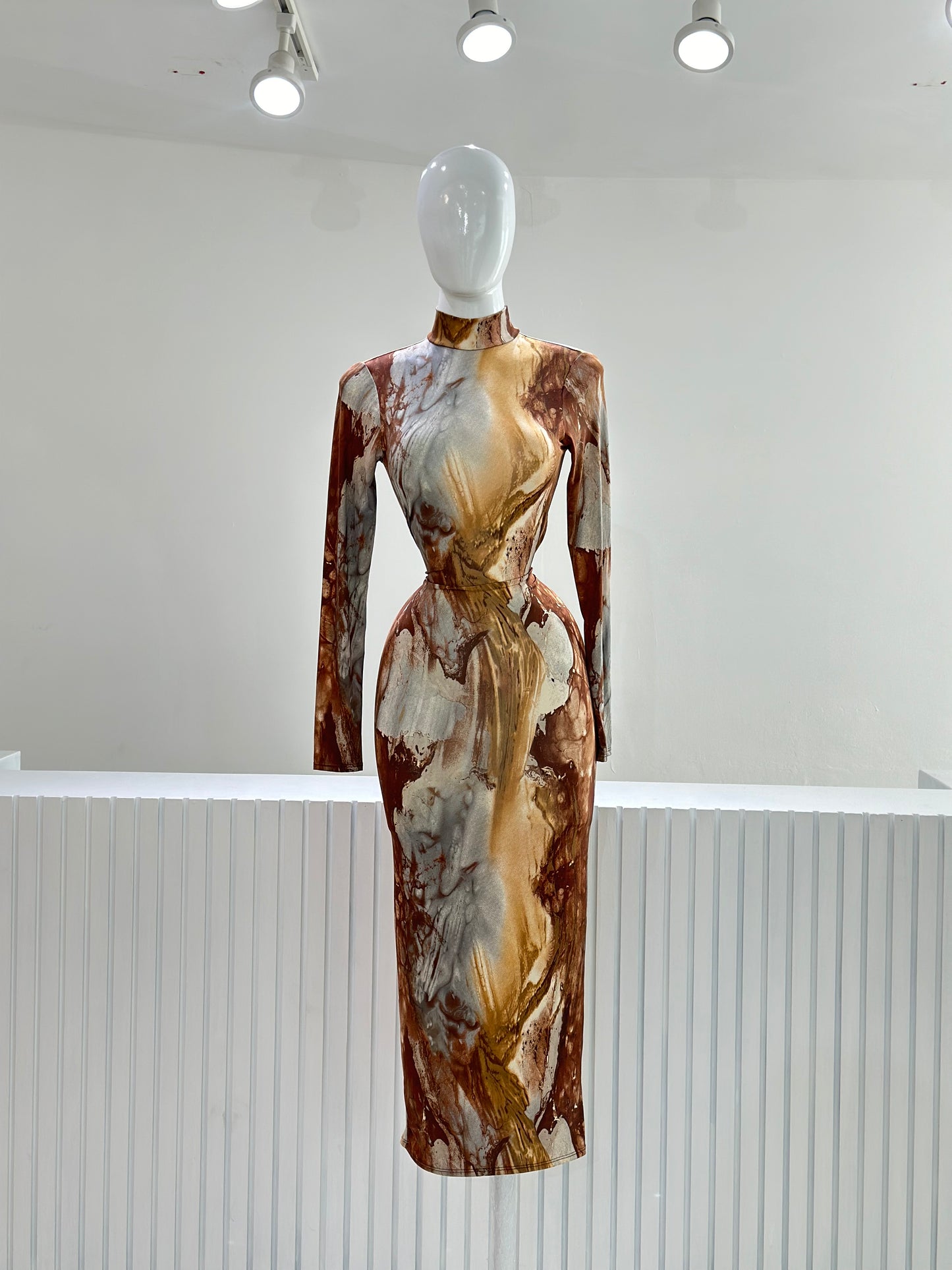 Vestido Mármol Coffe