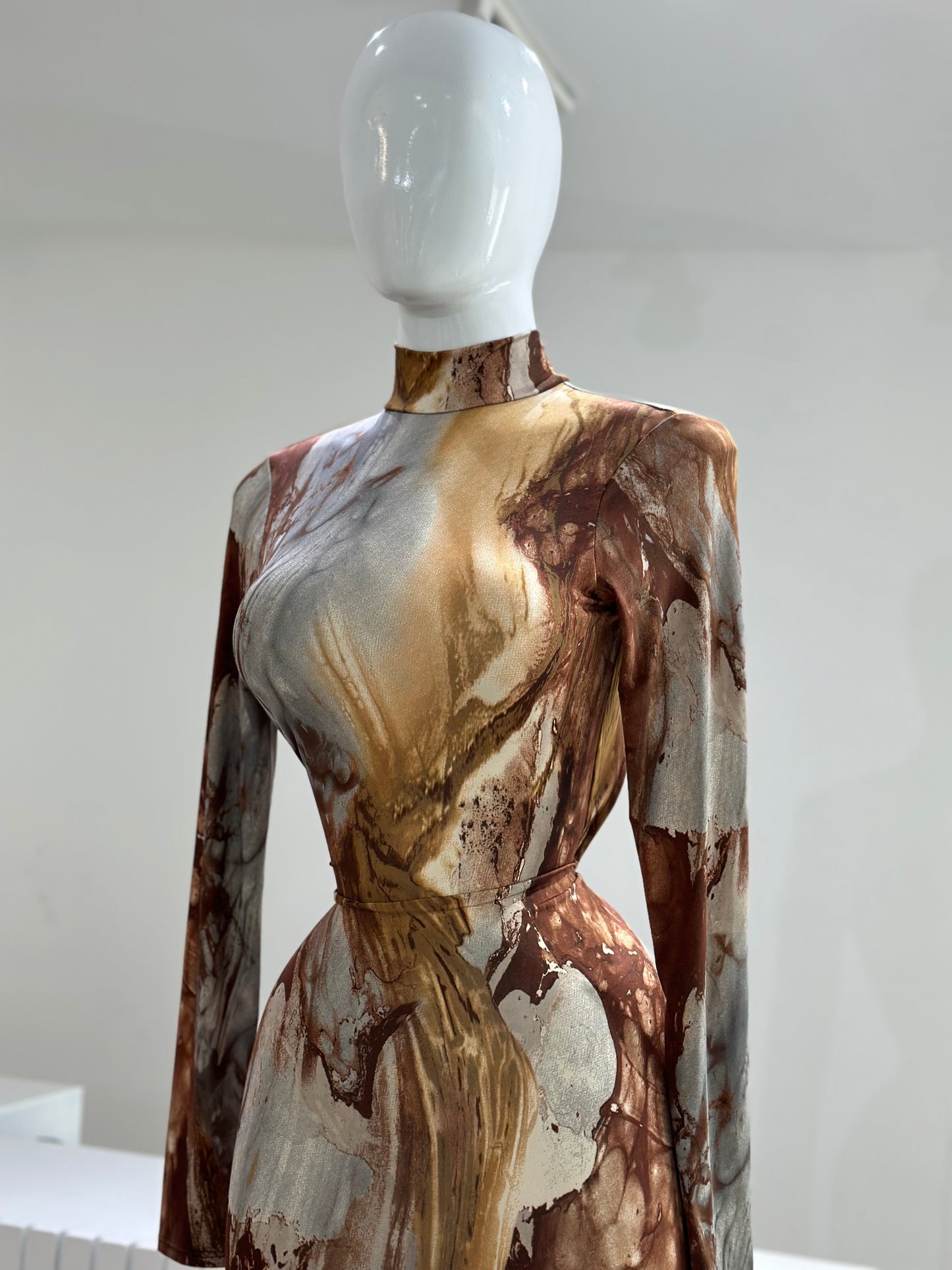 Vestido Mármol Coffe