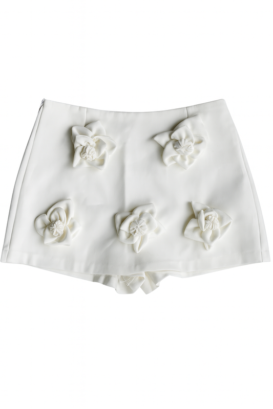 Short falda tulipanes