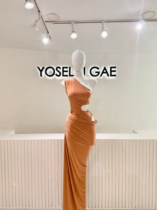 Vestido Griego Beige