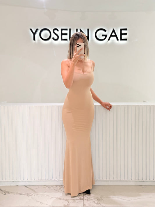 Vestido Nude Clásico