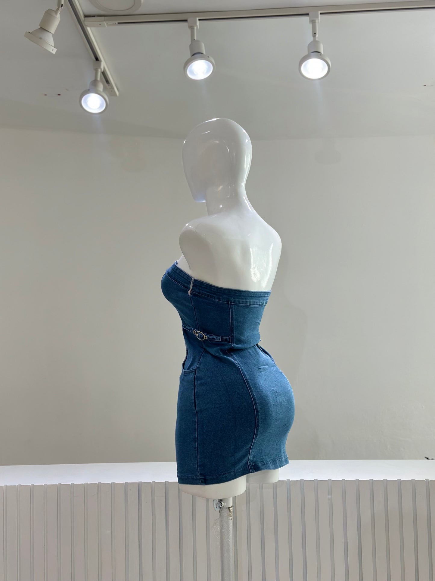 Vestido Demin Cierre