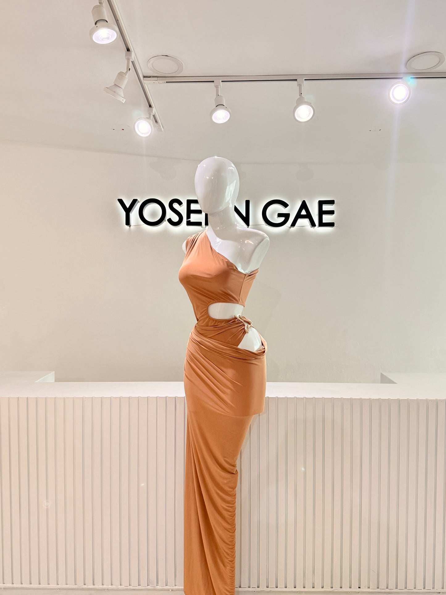 Vestido Griego Beige