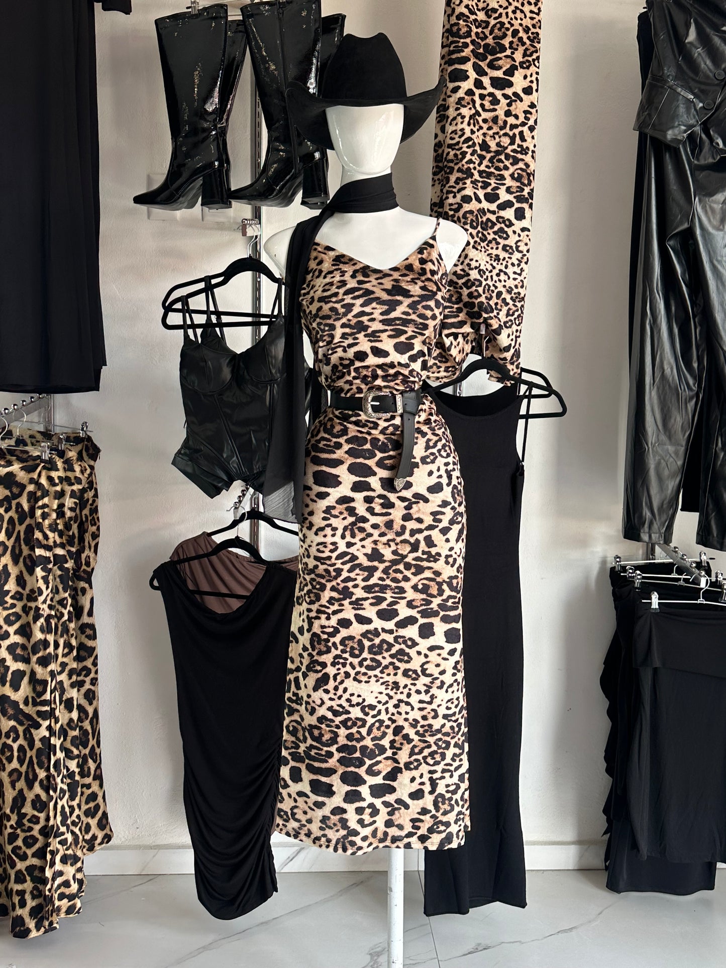 Vestido Print Leopardo