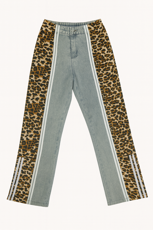Pantalón Demin leopardo