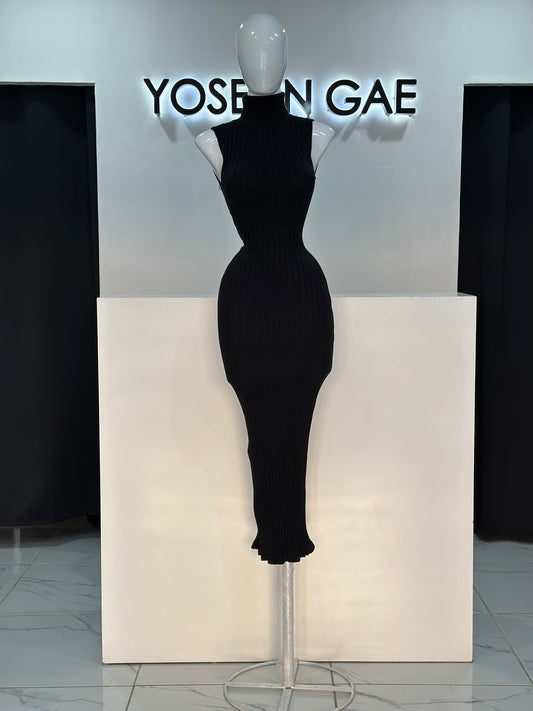Vestido Tejido Cuello