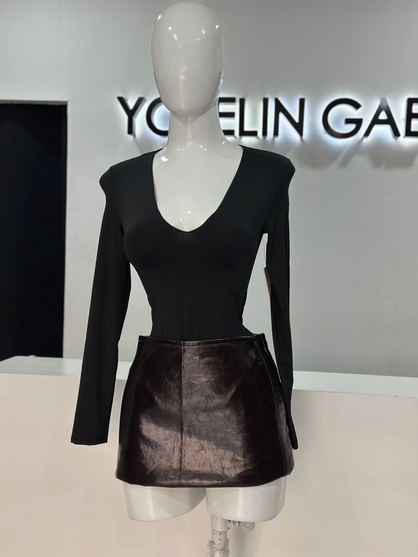 Falda Mini Vino